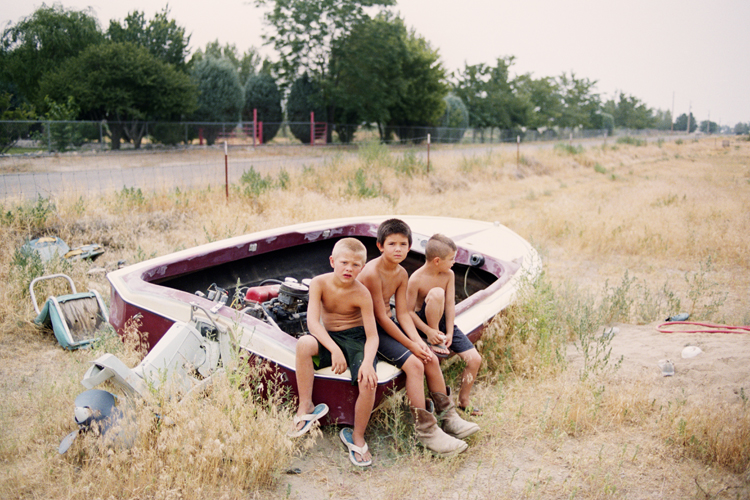 Three boys, Winnemucca, Nevada.