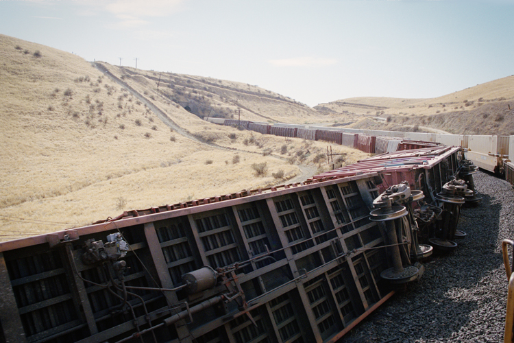 Derailment.